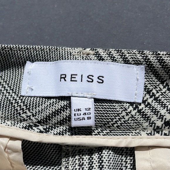 Reiss Deborah Glen Check Houndstooth Ankle Pants - Picture 10 of 12